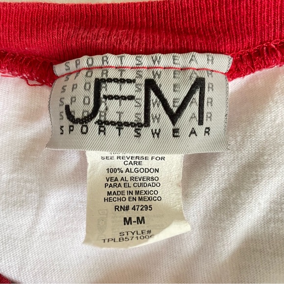 JEM SPORTSWEAR Vintage Moto X Motorcycle Flames Tank Top - Picture 5 of 5